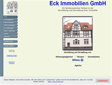 Tablet Screenshot of eck-immobilien.de